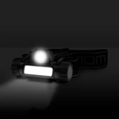 Phenom akkus fejlámpa COB+SMD LED-es akkumulátoros fejlámpa