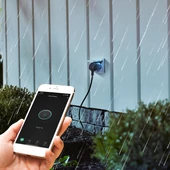 Delight Smart Wi-Fi-s, kültéri konnektor dugalj - IPX4 - Amazon Alexa, Google Home, Siri, IFTTT