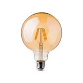 V-TAC 6W borostyán E27 meleg fehér filament LED égő - SKU 291