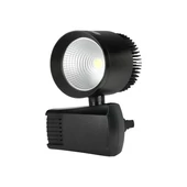 V-TAC LED sínes spotlámpa állítható 40W természetes fehér, fekete házzal - SKU 1192