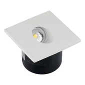 V-TAC 3W beltéri LED lépcsővilágítás, szögletes, meleg fehér - SKU 1209