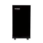 V-TAC 5.12kWh álló lítium akkumulátor, IP20, fekete - SKU 12281