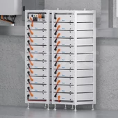 V-TAC 21 db LiFePO4 5.12 kWh DEYE BOS-A160 akkumulátor rendszer álvánnyal - SKU 12657