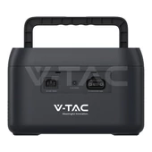 V-TAC hordozható áramfejlesztő, max. 1200W terheléshez, Napelemes töltési lehetőséggel - SKU 11443