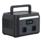 V-TAC hordozható áramfejlesztő, max. 1200W terheléshez, Napelemes töltési lehetőséggel - SKU 11443