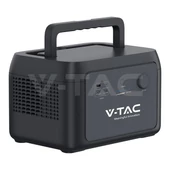 V-TAC hordozható áramfejlesztő, max. 300W terheléshez, Napelemes töltési lehetőséggel - SKU 11441