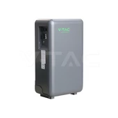 V-TAC kültéri 10.24kWh álló lítium akkumulátor, IP65, szürke - SKU 12715