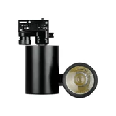 V-TAC LED sínes spotlámpa állítható CRI>95 30W hideg fehér, fekete házzal - SKU 1297