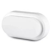 V-TAC 8W ovális, szögletes IP54 LED lámpa, fehér, meleg fehér fénnyel - SKU 1311