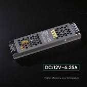 LED Power Supply 75W 12V 6.25A IP20