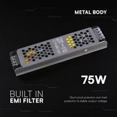 LED Power Supply 75W 24V 3.15A IP20