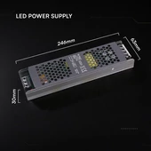 LED Power Supply 300W 12V 25A IP20