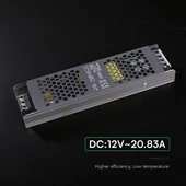 LED Power Supply 300W 12V 25A IP20