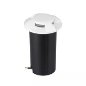 V-TAC 1W DC12V kültéri, 4 irányú talajlámpa, fehér, IP67, meleg fehér - SKU 211469