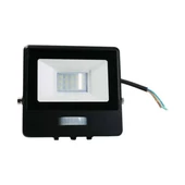 10W LED PIR Sensor Floodlight SAMSUNG CHIP White Body 4000K 1M Cable