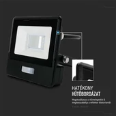 10W LED PIR Sensor Floodlight SAMSUNG CHIP White Body 4000K 1M Cable