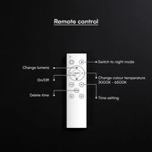 V-TAC 60W designer dóm LED lámpa, állítható színhőmérséklet, fekete, 480x58mm - SKU 24197