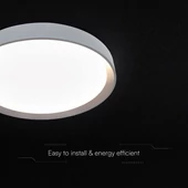 V-TAC 60W designer dóm LED lámpa, állítható színhőmérséklet, sötétbarna, 480x58mm - SKU 24198
