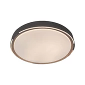 V-TAC 60W designer dóm LED lámpa, állítható színhőmérséklet, sötét fa hatású, 486x67mm - SKU 24205