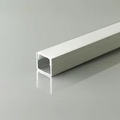 V-TAC falon kívüli alumínium LED szalag profil fehér fedlappal 12x10mm, 2m hosszú - SKU 24298