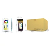 MiLight 4 zónás RGB+CCT fényerőszabályzó távirányító - FUT092-W