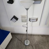V-TAC 180 cm magas állólámpa, E27 foglalattal, ezüst házzal - SKU 7056
