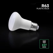 LED Bulb - SAMSUNG CHIP 8W E27 R63 Plastic 4000K