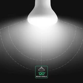 LED Bulb - SAMSUNG CHIP 8W E27 R63 Plastic 4000K