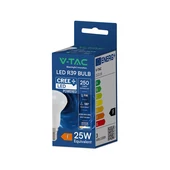 V-TAC CREE LED 2.9W E14 természetes fehér R39 LED égő - SKU 212116