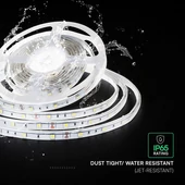 V-TAC LED szalag IP65 SMD 5050 chip 30 db/m hideg fehér - SKU 212144