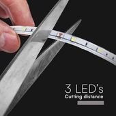 V-TAC LED szalag IP65 SMD 5050 chip 30 db/m hideg fehér - SKU 212144