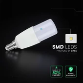 V-TAC CREE SMD 7.5W E14 meleg fehér T37 LED égő - SKU 21267-6