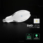 V-TAC CREE SMD 36W E27 hideg fehér Olive LED égő, 110 Lm/W - SKU 21285-6