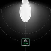 V-TAC CREE SMD 36W E27 hideg fehér Olive LED égő, 110 Lm/W - SKU 21285-6