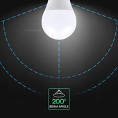 LED Bulb - 15W A65 Е27 Thermoplastic 3000K