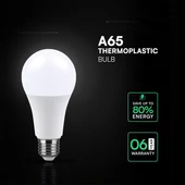 LED Bulb - 15W A65 Е27 Thermoplastic 3000K