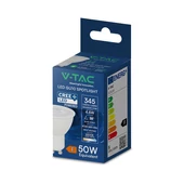 V-TAC GU10 LED spot égő 4.5W hideg fehér 38° - SKU 21511