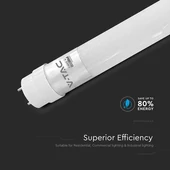 V-TAC CREE SMD LED fénycső, 150cm T8 20W meleg fehér - SKU 216566