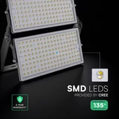 V-TAC CREE SMD SHP 500W LED reflektor, 135 Lm/W, 1 méter kábel, természetes fehér - SKU 230896