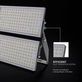 V-TAC CREE SMD SHP 500W LED reflektor, 135 Lm/W, 1 méter kábel, természetes fehér - SKU 230896