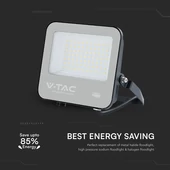 V-TAC CREE SMD D-széria LED reflektor 50W meleg fehér 115 Lm/W, fekete ház - SKU 231996