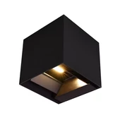 V-TAC 9W COB LED szolár fali fekete lámpa, szenzorral, CCT, Type-C csatlakozóval - SKU 23770-1