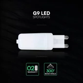 V-TAC G9 LED égő 230V 2,2W hideg fehér - SKU 24026