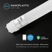 V-TAC CREE SMD LED fénycső 60cm T8 7W hideg fehér 150 Lm/W - SKU 240656