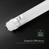 V-TAC CREE SMD LED fénycső 60cm T8 7W hideg fehér 150 Lm/W - SKU 240656