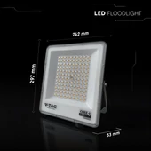 V-TAC CREE SMD LED reflektor 100W, állítható színhőmérséklettel - SKU 240716