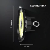 V-TAC CREE SMD csarnokvilágító lámpa, 100W, 135 Lm/W, hideg fehér - SKU 240746