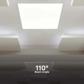 V-TAC süllyeszthető Slim Back-Lit LED panel hideg fehér 40W 60 x 60cm, 120 Lm/W - SKU 24142