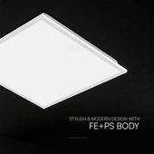 V-TAC süllyeszthető Back-Lit LED panel hideg fehér 40W 60 x 60cm, 120 Lm/W - SKU 24144