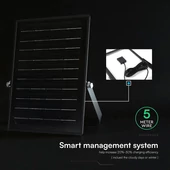 V-TAC 30W mozgásérzékelős napelemes reflektor állítható színhőmérséklettel - SKU 24277